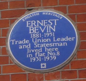 Ernest Bevin plaque11-17310