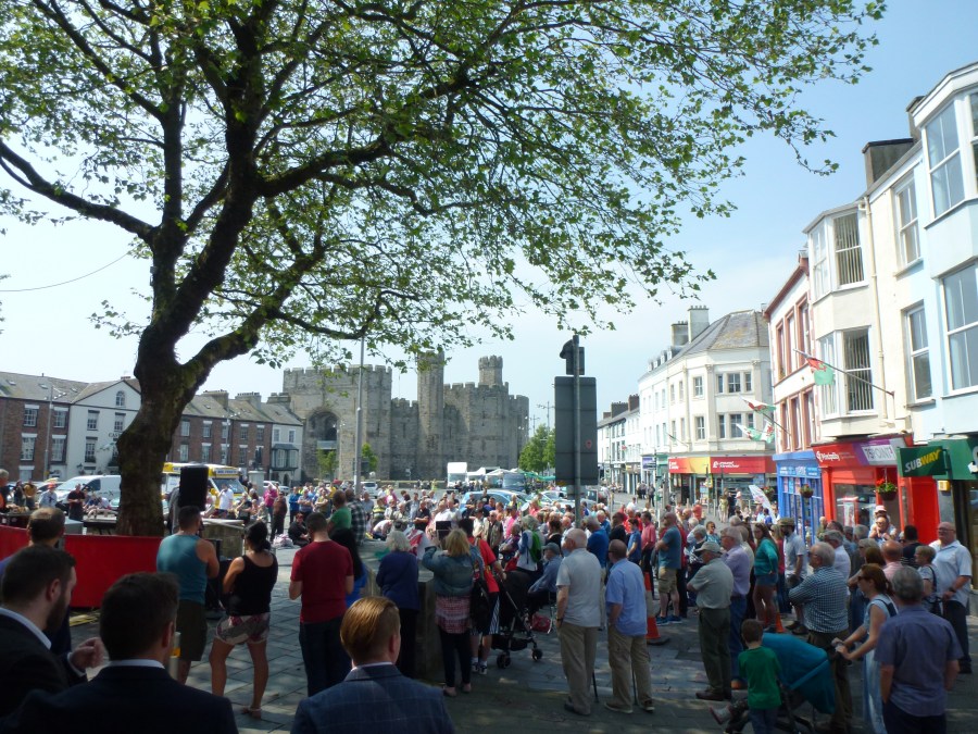 Local people showed their support for the plaque at the unveiling in May 2018