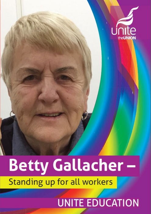 Betty Gallacher - standing up for all workers